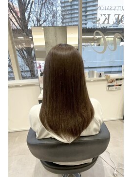 モードケイズブラン(MODE K's Blanc) 髪質改善カラー×ioLuトリートメント【六甲道/髪質改善】