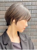 30代40代大人女性/前髪ありショートボブ/ショートヘア/髪質改善