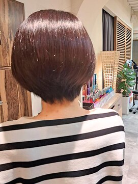 ヘアリゾート粋 トゥジュ 池袋東口店(tujuh) ショートボブ/透明感カラー/ブラウン
