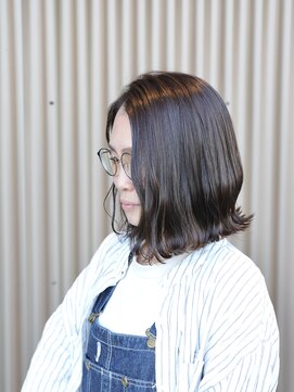 ピースガブ(psGABU) ギリくくれる切りっぱなしボブ