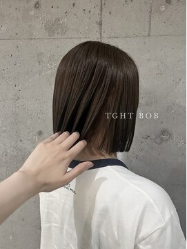 リリアン(ReLien) 縮毛矯正×切りっぱなしボブ