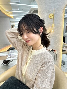 ロンドアヴァントゥス 池袋(Lond aventus) 韓国レイヤー/韓国風/ボブ/髪質改善/黒髪/ブリーチなし〔池袋〕