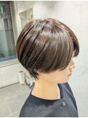 シンプルグラデーションショート