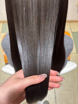 ポイントファイブバイソレイユ 藤沢店(.5 by SOLEIL) ロング髪質改善トリートメント黒髪ストレート