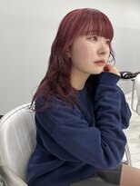 ヴァイス 新宿店(VAICE) ブリーチなしボルドーカラー