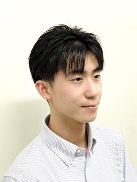 ヨシザワインク ハコザキ 水天宮前 日本橋人形町(YOSHIZAWA Inc.HAKOZAKI) ツーブロック/センターパート/ビジネスショート/ナチュラル/清潔