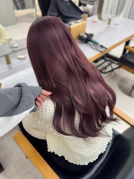 エクラ(ECLAT) ワンブリーチでピンクラベンダー♪