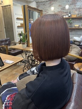 ゴーシェン 西船橋店(Goshen) オレンジ×ボブ