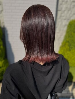 サニー美容室の写真/ダメージレスな透明感カラーや白髪染めが口コミで人気◎髪質改善トリートメントでツヤ感もUP≪南富山駅≫