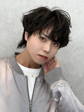 ジーナ 天神(Zina) 中性ウルフ/マッシュウルフ【メンズサロンZina天神】