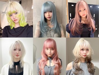 MONIQA 栄 ブリーチ/ダブルカラー/エクステ/レイヤーカットの写真/顔周りのカットが決め手★前髪や顔周りのカットはもちろん、カラーやパーマも似合わせでお悩み解決◎