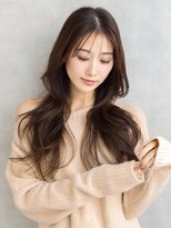 エレノア 博多ANNEX(Eleanor)&nbsp;【大人ヘアカタ】暗髪でも重くない。透けるやわらか艶ウェーブ