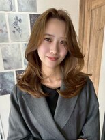 エトワ 中央店(etoi)&nbsp;大分ミディアムボブレイヤー軽め韓国レイヤーくびれスタイル