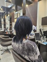 カイノ イオンモール草津店(KAINO) ウルフヘア×ブルーブラック