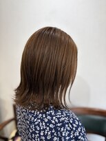 ル ジャルダン 戸塚店(le jardin)&nbsp;艶ブラウンで柔らかく見せる大人の外ハネ