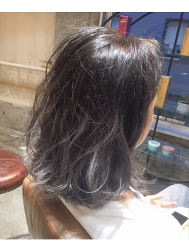 サロンドミルク 原宿(salon de MiLK) ビンテージグレージュグラデ×フェザーボブ