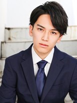 コンマバング　　ビジネス　３０代メンズ髪型