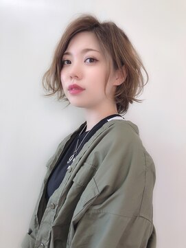 マノンヘアーデザイン(manon hair design..) 圧倒的補修力【ELEMENTFLAVOR】配合☆ ベージュカラー