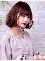 ヘアーアートシフォン 池袋西口店(Hair art chiffon)&nbsp;3Ｄカラーピンクアッシュ似合わせカットふわミディボブディ
