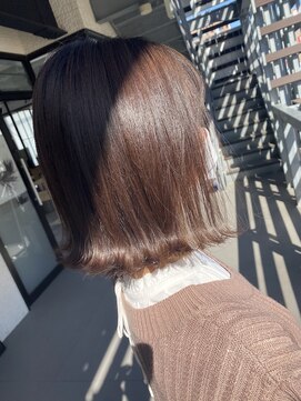 テラスヘア 新潟駅南(TERRACE hair) 春はイメージチェンジ!バッサリ切りっぱなしボブ!