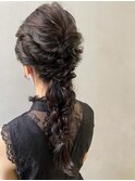 可愛く編みおろしスタイル