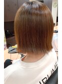 ぱつっとボブ