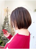 お洒落で褒められるオトナショートボブ