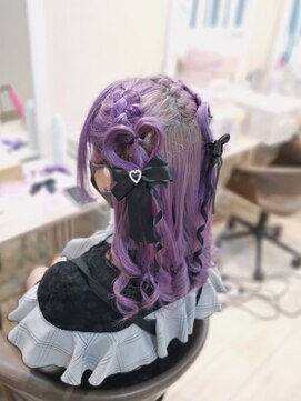 ヘアセットサロン ミント(Hair set salon MINT) ハートハーフツイン