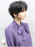 天神【BIRTH】大人可愛いショート×黒髪パーマ