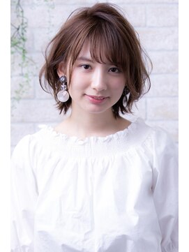 ルピック(Lepic by chiffon) 外ハネボブ/マロングレージュ　[30代40代50代]