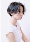 大人可愛い/20代30代40代/黒髪ハンサムショート/葛谷 英司