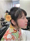卒業式ヘアセット