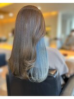 カラーラバー 自由が丘(COLOR LOVER) インナーカラー　ブルー/ツートンカラー/20代30代40代