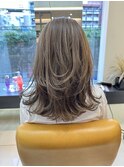 20代30代40代◎顔まわりレイヤーウルフ、ハイライト、白髪ぼかし