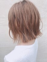 メロウ 神戸三宮(mellow) 外はねボブ/ ミルクティーベージュ