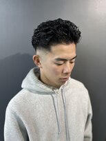 グリーディーフォックス 三軒茶屋(GreedyFOX)&nbsp;波巻き/マッシュパーマ/ウルフ/ハイライト<理容室>三軒茶屋