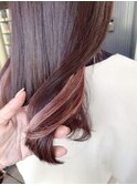 イヤリングカラー×チェリーピンク