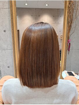 アンドヒア 淀屋橋店(and.here) 髪質改善 艶髪縮毛矯正