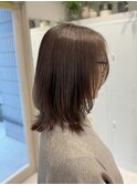 加藤【高円寺】くびれヘア/外ハネ/セミディ/シナモンベージュ