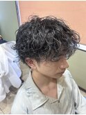 メンズカットパーマ
