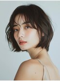 20代30代40代★大人おしゃれモテグラデーションボブ