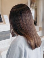 ニュイ(NUIT)&nbsp;ミルクティーベージュダブルカラーケアブリーチグレージュ40代