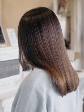 ニュイ(NUIT) ミルクティーベージュダブルカラーケアブリーチグレージュ40代