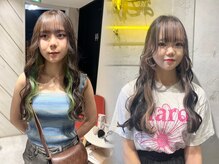 ダメージ0でインナーカラーを楽しめます♪