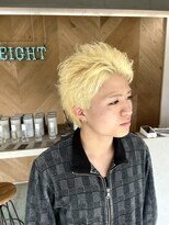 エイト 沖縄豊崎店(EIGHT toyosaki)&nbsp;【EIGHT 豊崎】お客様スタイル_ブロンドスパイキーショート