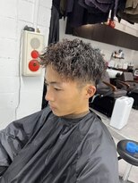 メンズカット リア(Men’s cut riah)&nbsp;ツイストスパイラルパーマツイストパーマメンズパーマ刈り上げ