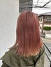 【イメチェン】ダブルカラー(全頭ケアブリーチ+オンカラー)+3step tr+カット