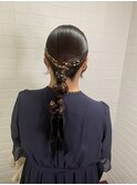 タイトヘア/カチモリ/結婚式セット