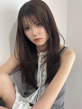 ムージー(moug) 柔らかbrown×layer cut