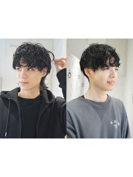 骨格に合わせたカット/パーマが人気◎ほどよい抜け感×トレンドで過去最高の自分に。［平塚/メンズ］
